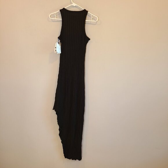 Simon Miller Rib Goomba Dress NWT Black Sleeveless Bodycon Womens XS - Picture 5 of 16